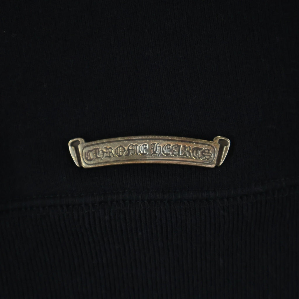 CHROME HEARTS(クロムハーツ) 7-11 CREW バックCHロゴ刺繍スウェット ブラック