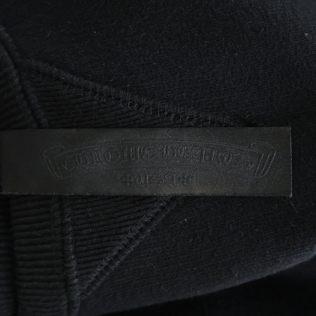 CHROME HEARTS(クロムハーツ) 7-11 CREW バックCHロゴ刺繍スウェット ブラック
