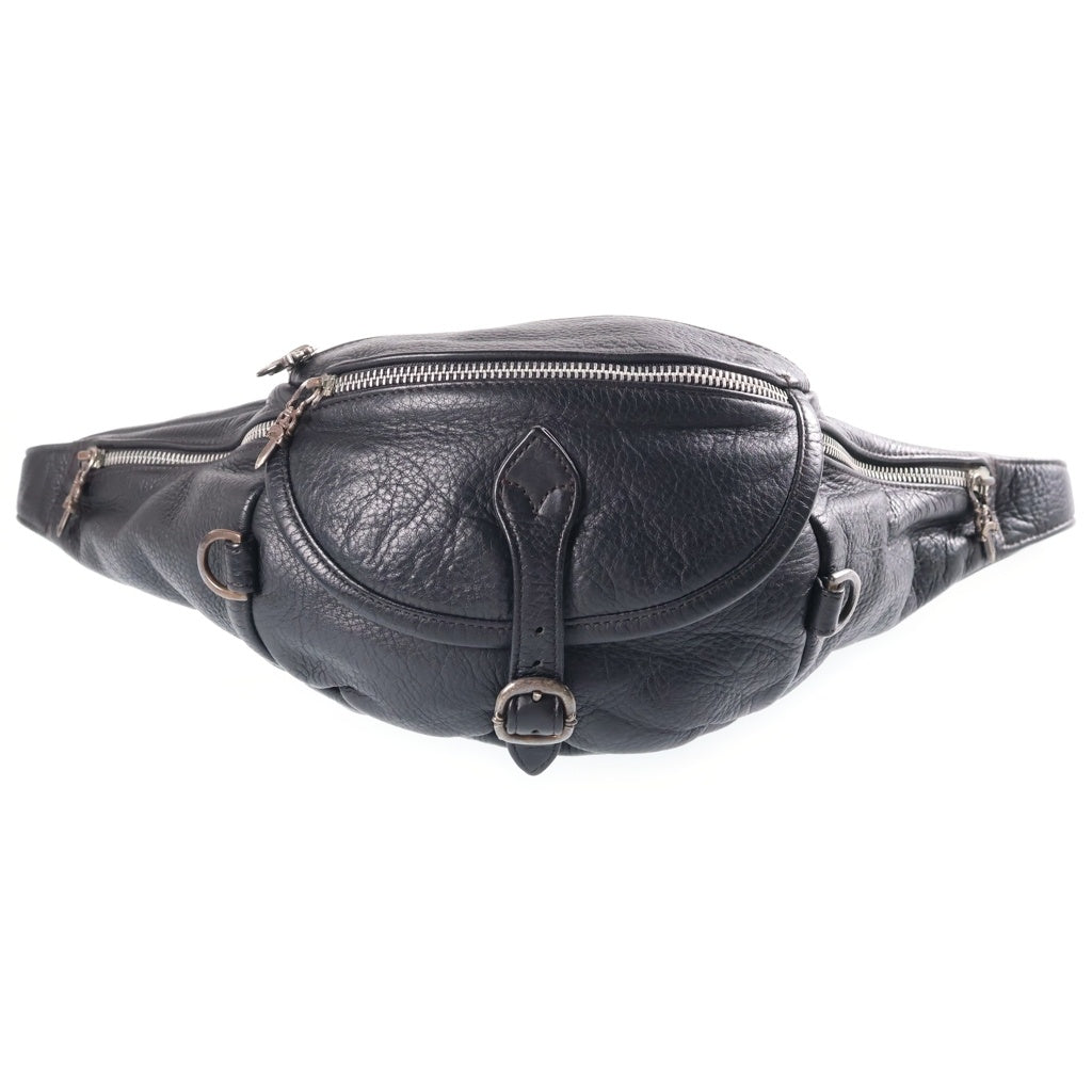 CHROME HEARTS(クロムハーツ) #1 SNAT PACK スナットパック ダガージップガンスリンガーベルトレザーウエストバッグ レディース