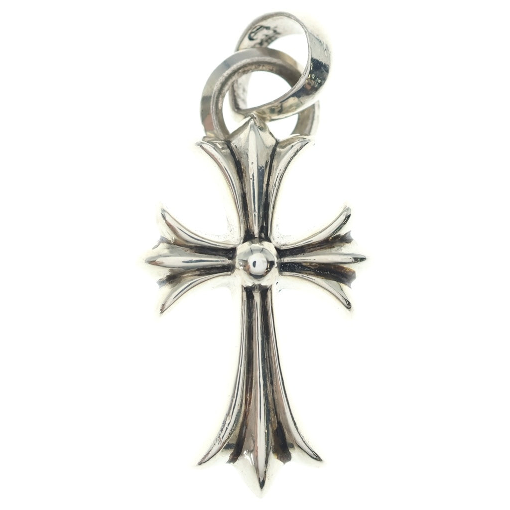 CHROME HEARTS(クロムハーツ) CH CRS SML W BALE スモールCHクロスベイル シルバーネックレストップ(