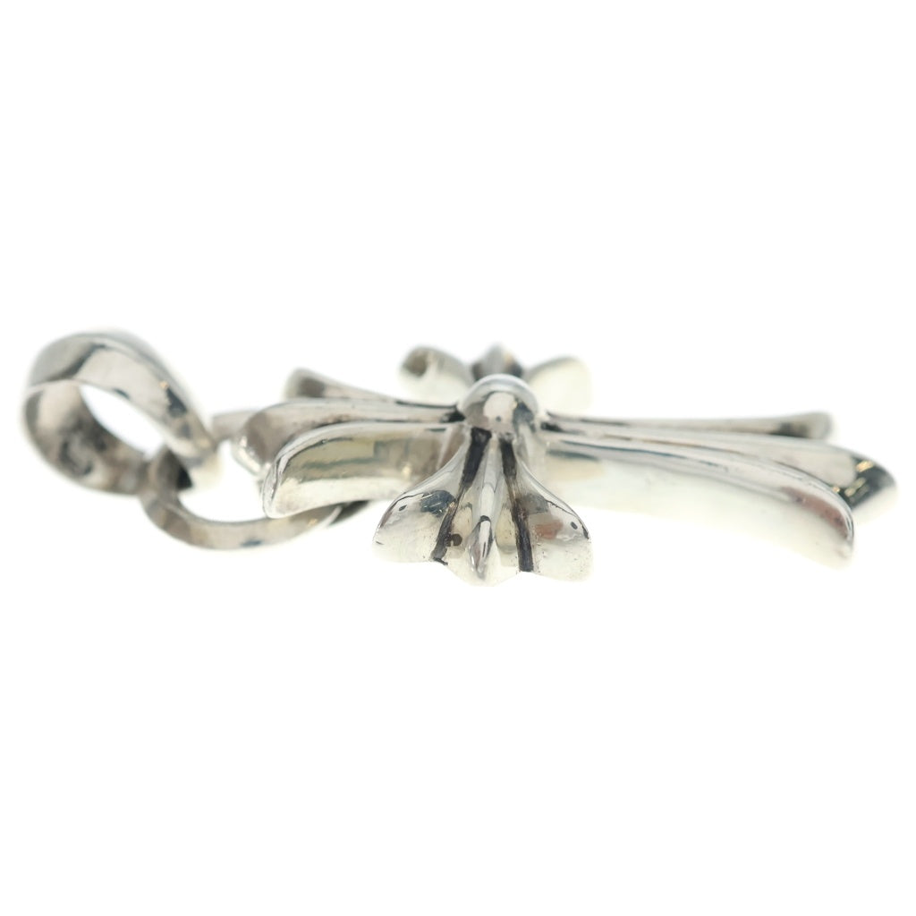 CHROME HEARTS(クロムハーツ) CH CRS SML W BALE スモールCHクロスベイル シルバーネックレストップ(