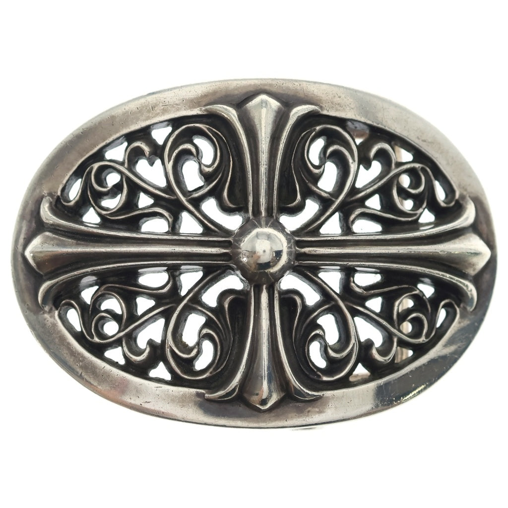 CHROME HEARTS(クロムハーツ) BUCKL OVAL CROSS1.5 1.5クラシックオーバルクロス シルバーバックル ‐