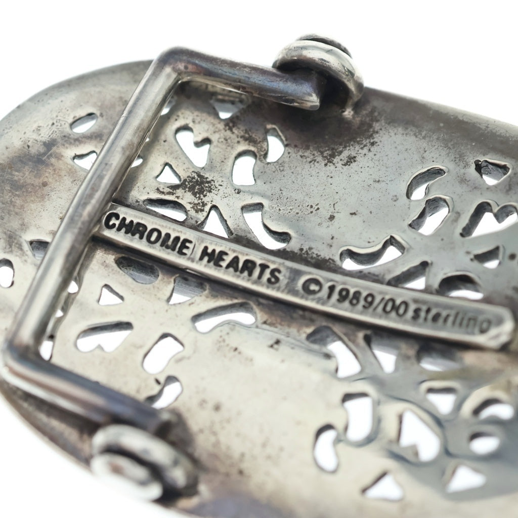 CHROME HEARTS(クロムハーツ) BUCKL OVAL CROSS1.5 1.5クラシックオーバルクロス シルバーバックル ‐