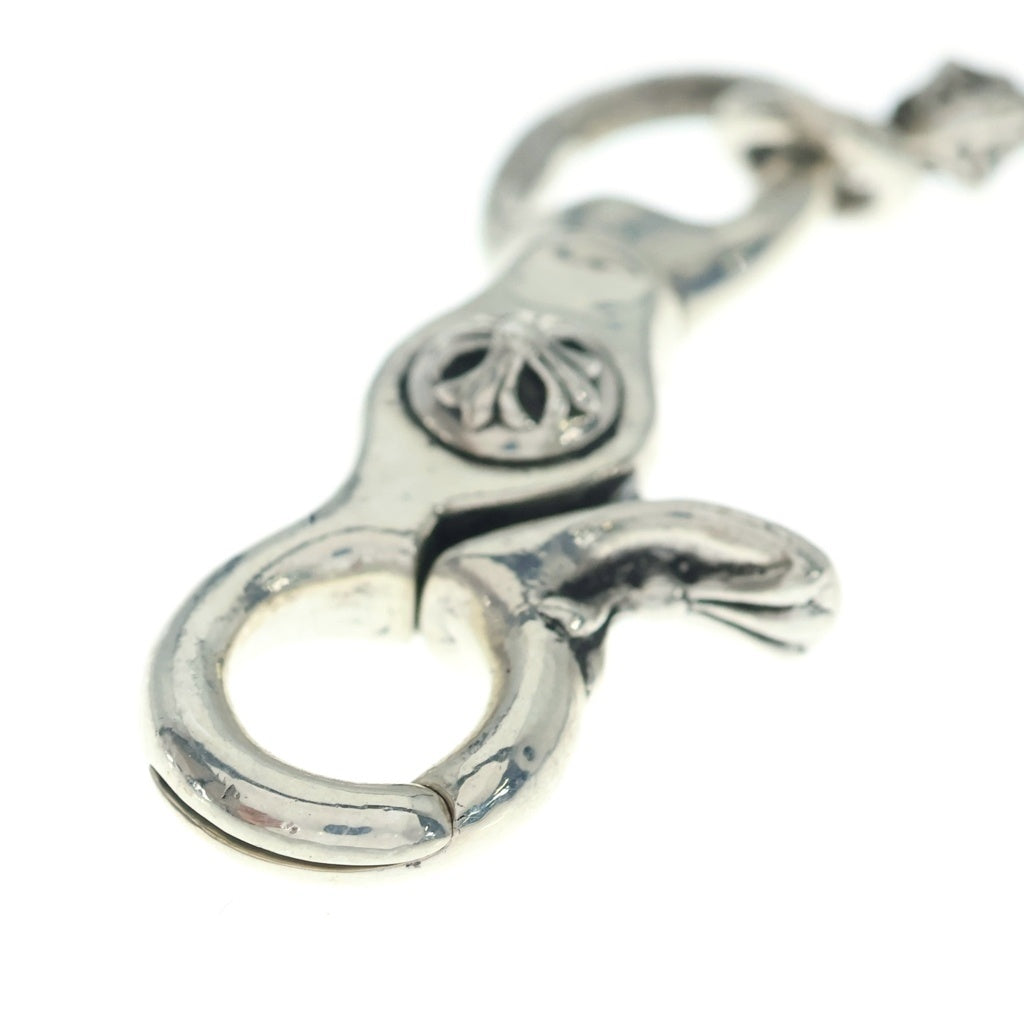 CHROME HEARTS(クロムハーツ) OLD 1BALL LONG-S/1クリップロング#1クロスボール ウォレットチェーン シルバー オールド BCA384