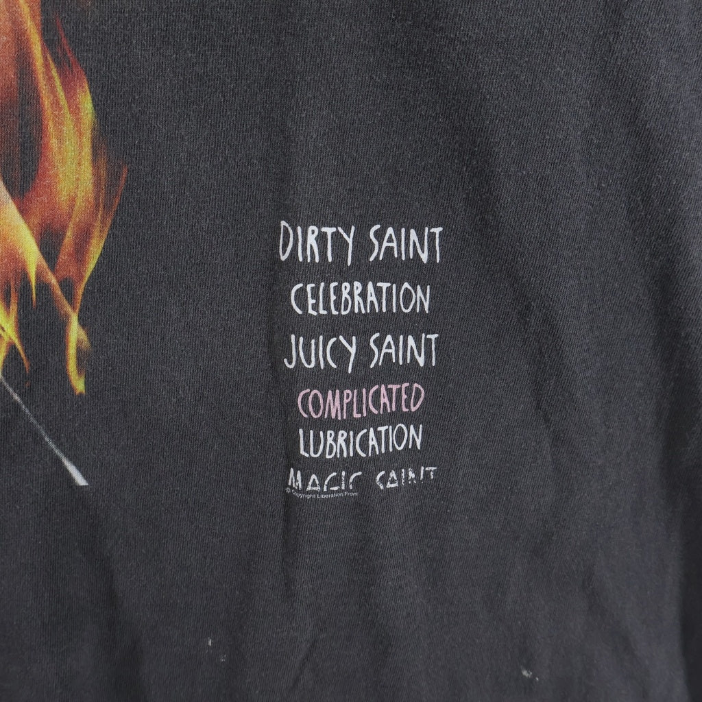SAINT MICHAEL(セントマイケル) 25SSTEE DEVIL DADDY 半袖Tシャツ カットソー グレー SM-HR8-0000-002