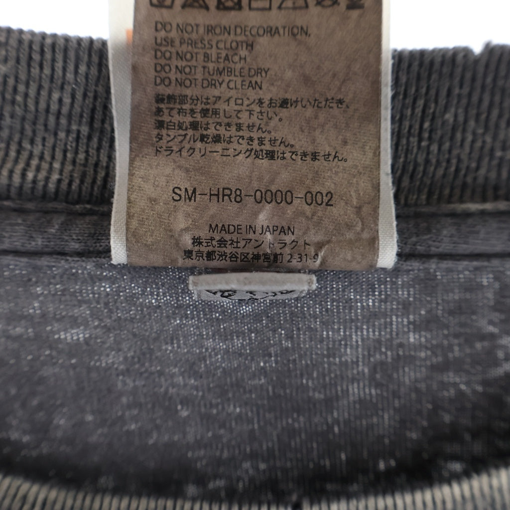 SAINT MICHAEL(セントマイケル) 25SSTEE DEVIL DADDY 半袖Tシャツ カットソー グレー SM-HR8-0000-002