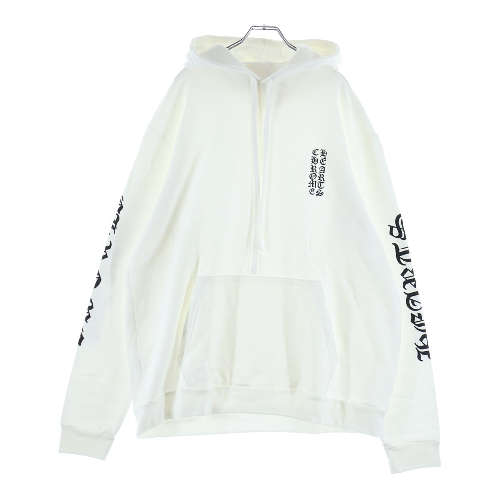 CHROME HEARTS(クロムハーツ) SWTSHRT PLVR アームロゴプリントプルオーバーパーカー