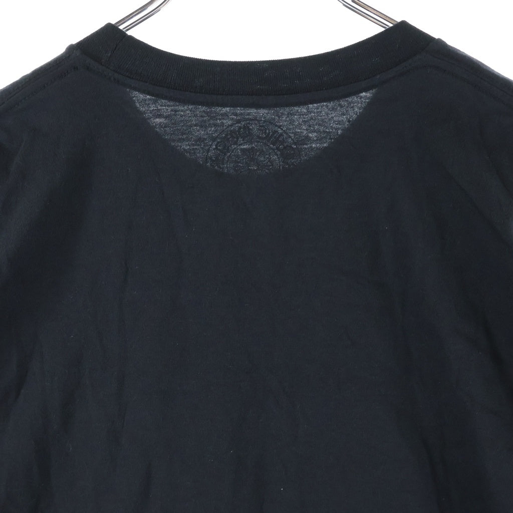 CHROME HEARTS(クロムハーツ) CH T-SHRT 1 ネックロゴプリントTシャツ ブラック/ホワイト
