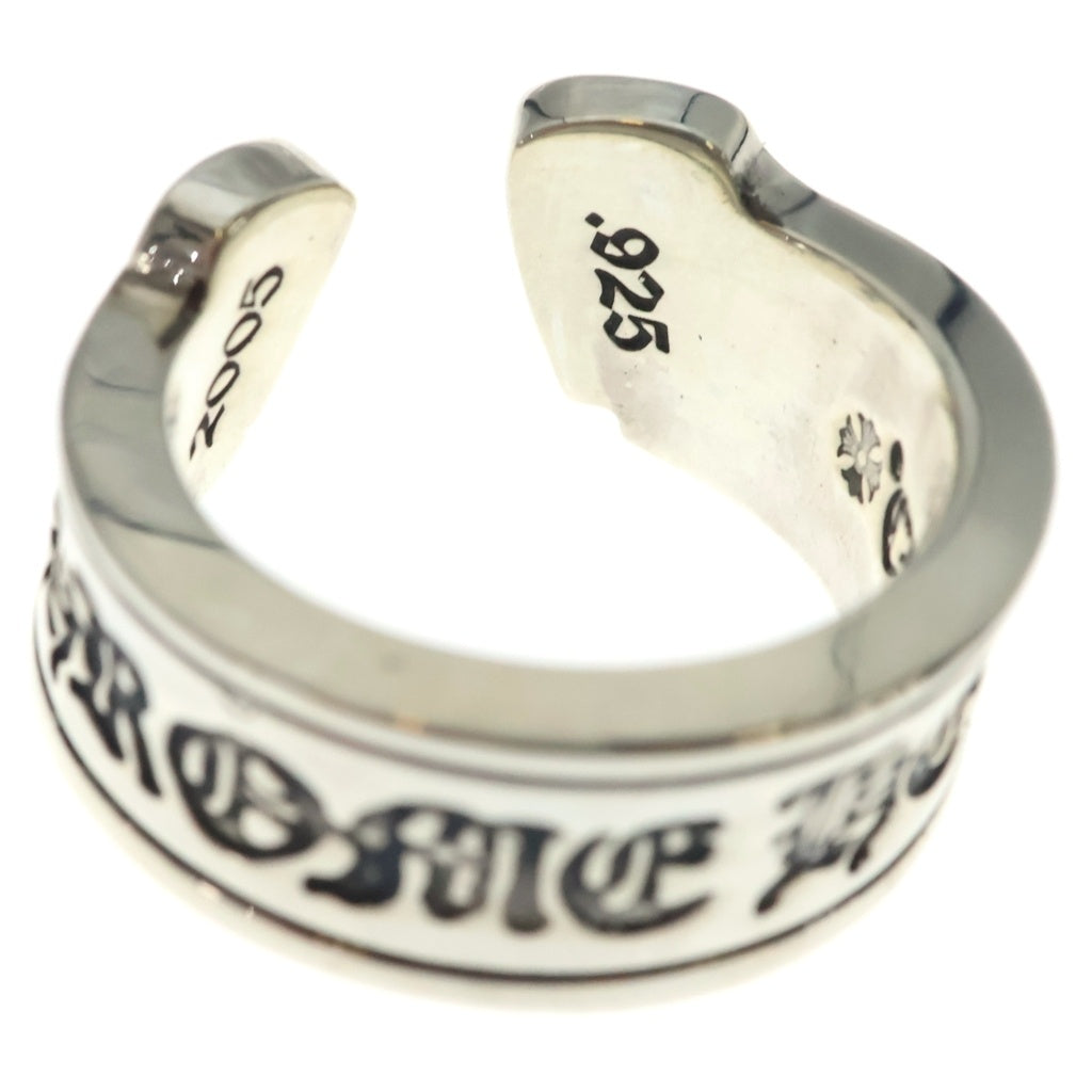 CHROME HEARTS(クロムハーツ) LG SCROLL LABEL ラージスクロールラベル リング シルバーBCA383