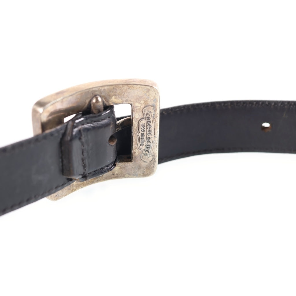 CHROME HEARTS(クロムハーツ) BLT OTJ 1.0 レザーベルト ブラック/シルバー
