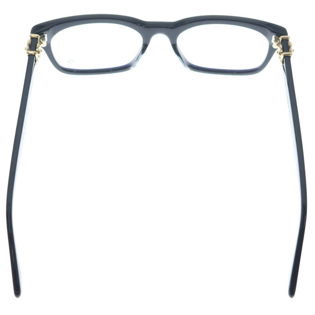 CHROME HEARTS(クロムハーツ) VAGILANTE CHプラステンプルウェリントンサングラス アイウェア ブラック/ゴールド