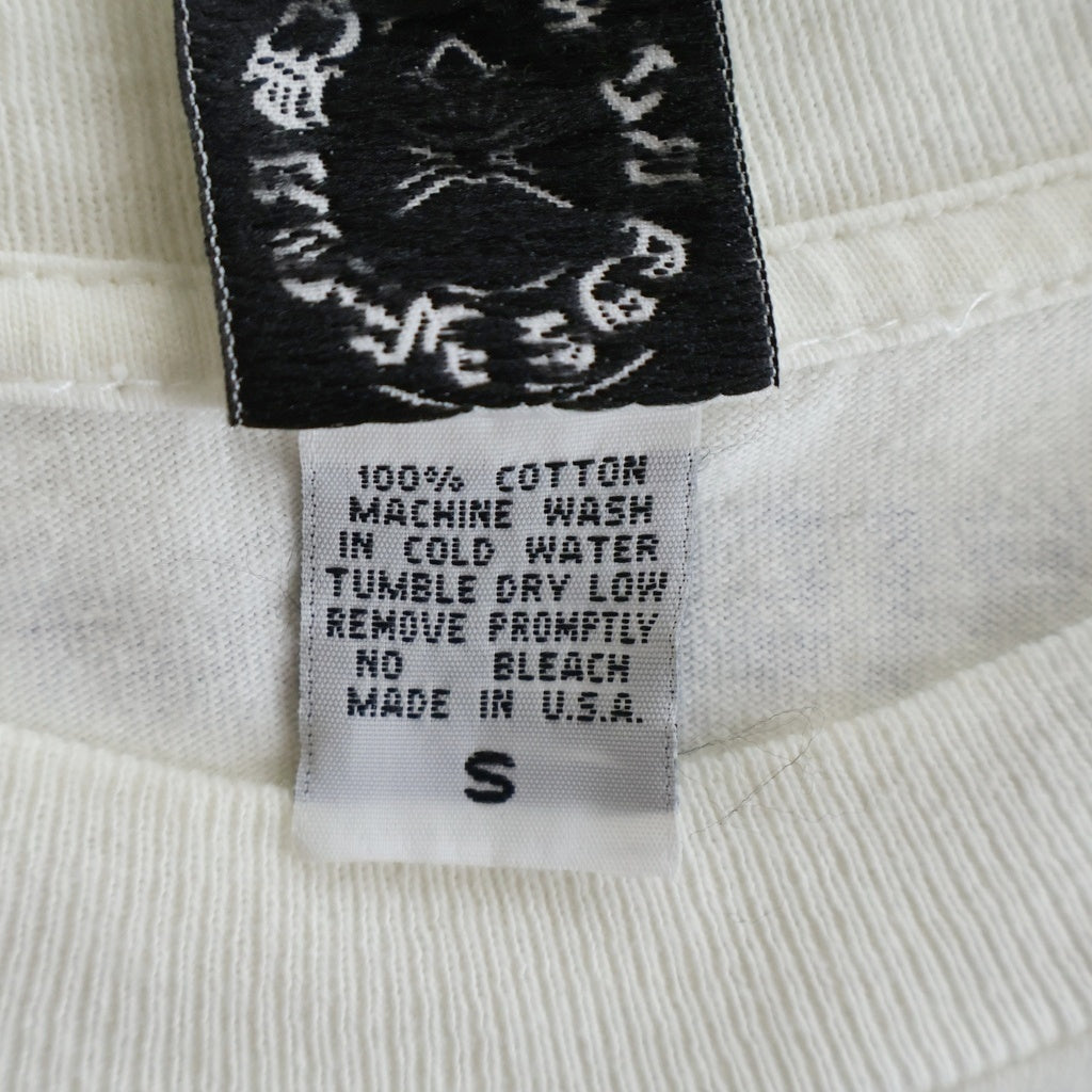CHROME HEARTS(クロムハーツ) OLD GALF スクロールラベルプリント 長袖Tシャツ カットソー ホワイト