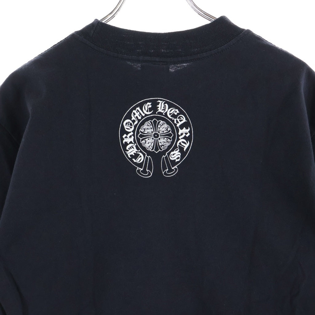 CHROME HEARTS(クロムハーツ) OLD VINE DAGGER LOGO S/S TEE オールド ヴァインダガーロゴプリント半袖Tシャツ カットソー ブラック