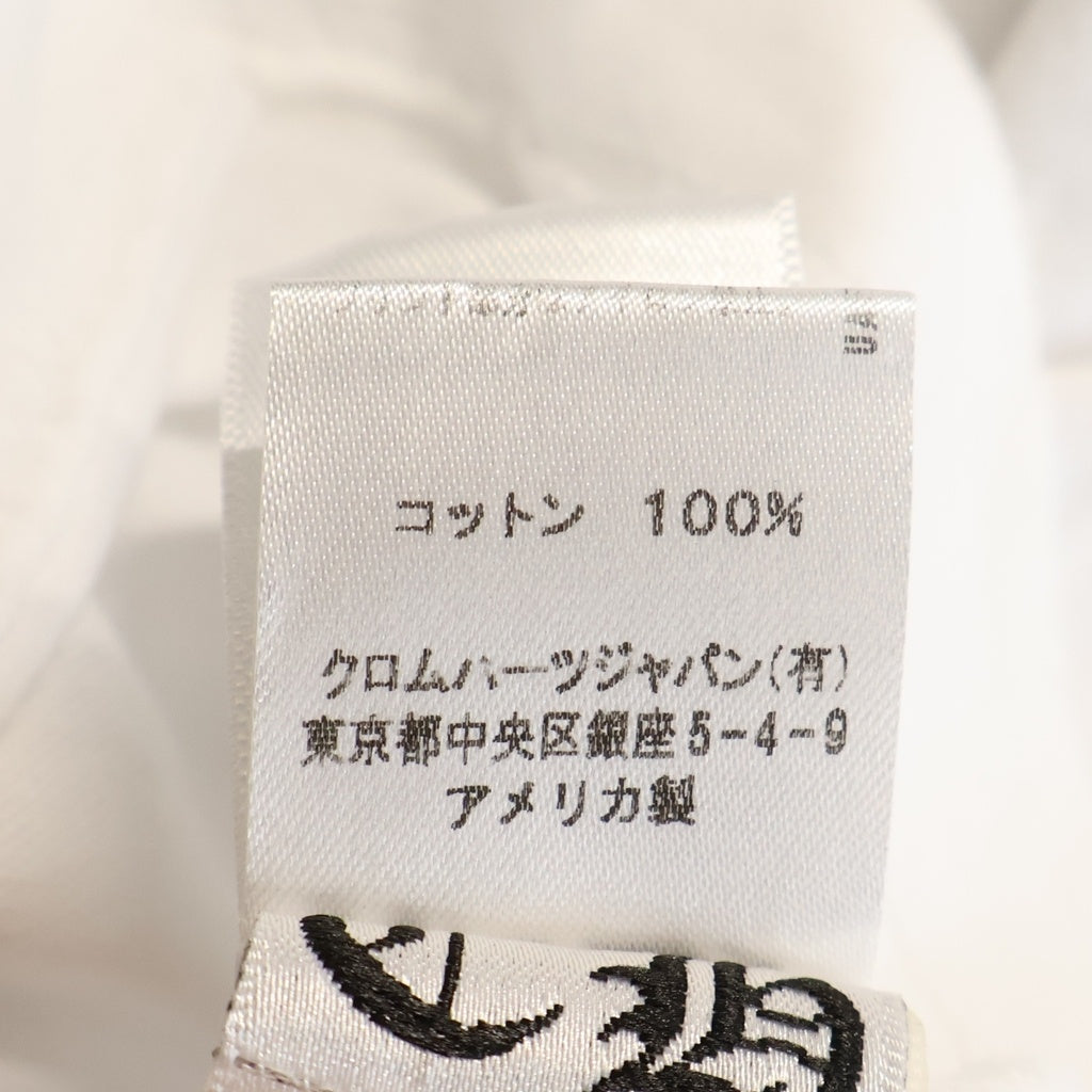 CHROME HEARTS(クロムハーツ) OLD CHプラスプリント ハリウッド限定 オールド クルーネック半袖Tシャツカットソー ホワイト