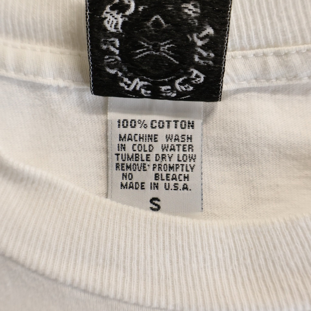 CHROME HEARTS(クロムハーツ) OLD S/S オールド バックセメタリークロスプリント 半袖Tシャツカットソー ホワイト