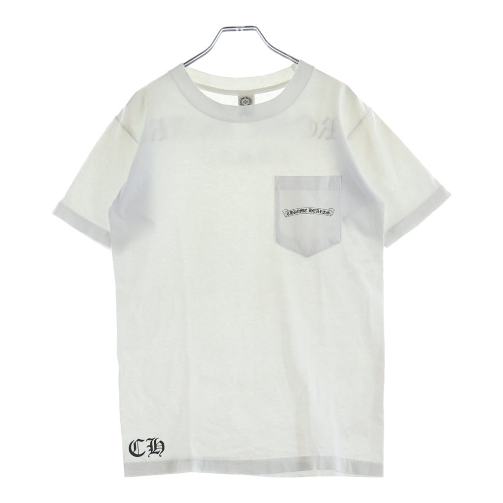 CHROME HEARTS(クロムハーツ) OLD CH S/S オールド バックアーチロゴプリント 半袖Tシャツカットソー