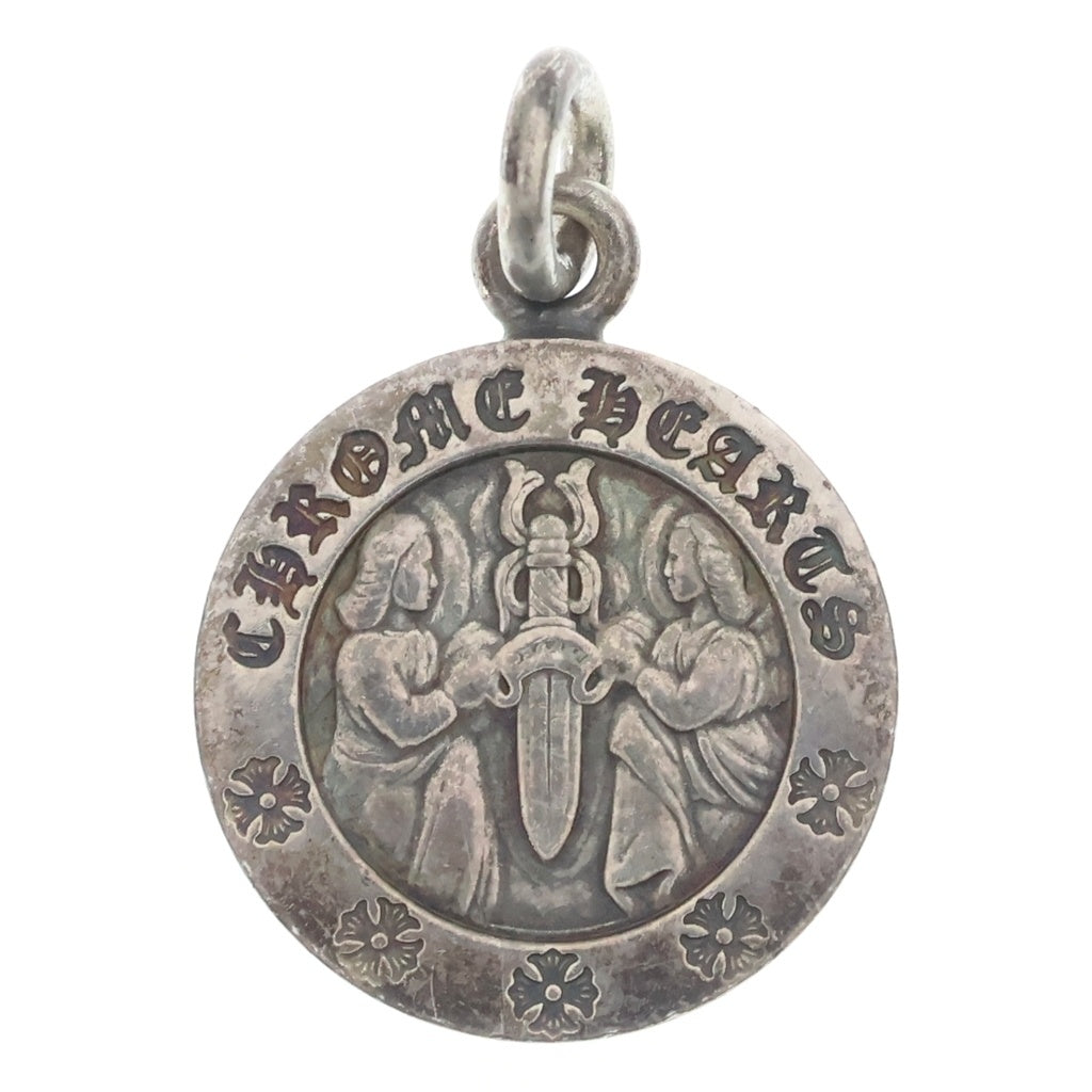 CHROME HEARTS(クロムハーツ) CHRM ANGL MDL V2 エンジェルメダルチャーム ペンダントトップ シルバーBCA229