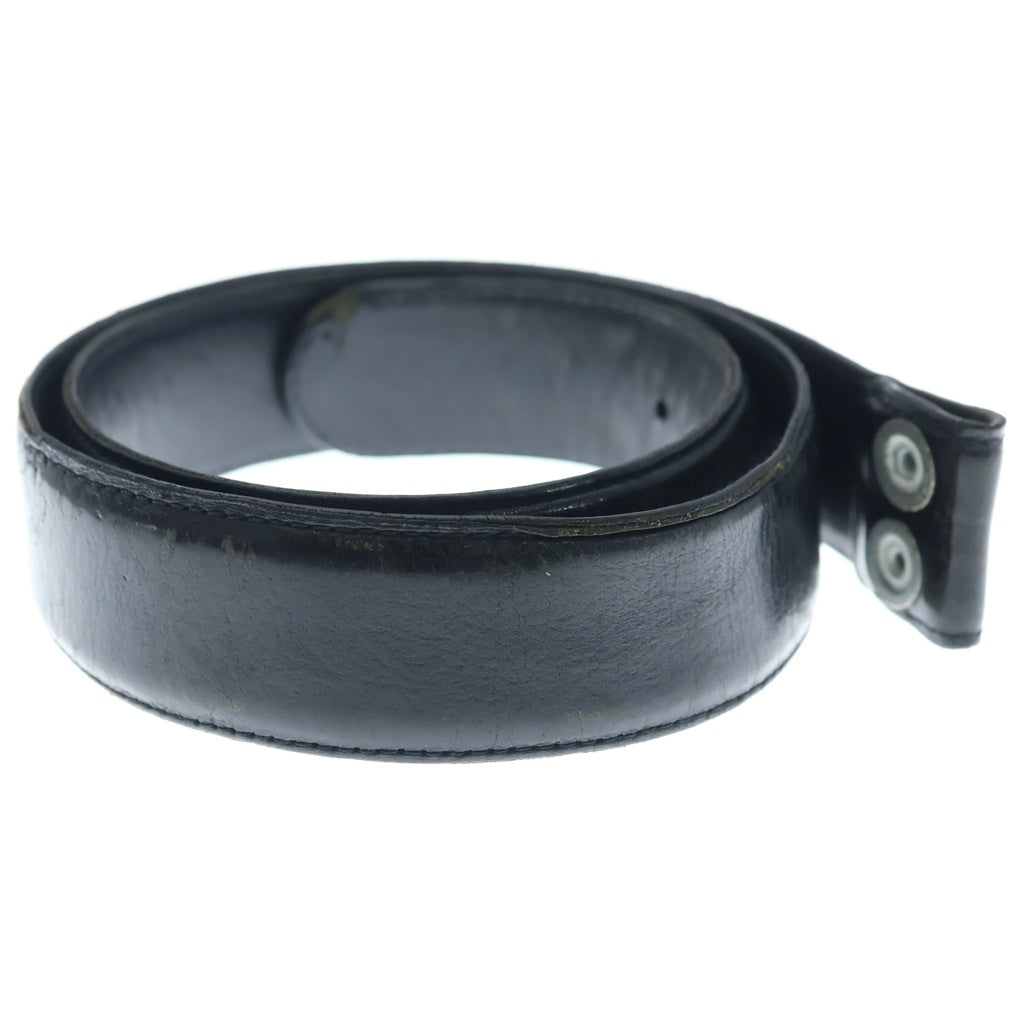 CHROME HEARTS(クロムハーツ) 1.5 STRAP 1.5inchフローラルリベッツ レザーベルト ブラック