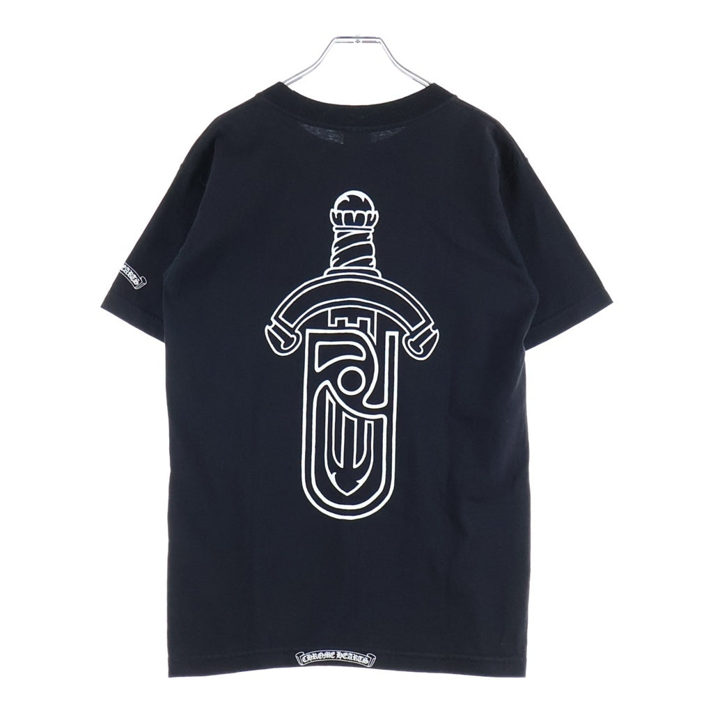 CHROME HEARTS(クロムハーツ) OLD ×UNITED ARROWS ユナイテッドアローズ ダガー クルーネック半袖Tシャツカットソー ブラック