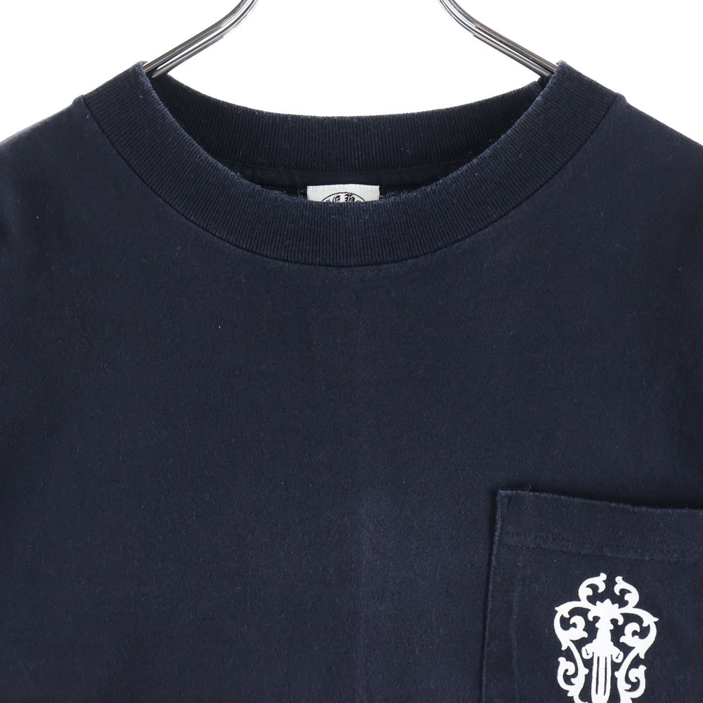 CHROME HEARTS(クロムハーツ) OLD S/S オールド ヴァインダガー バックホースシュープリント 半袖Tシャツ ブラック