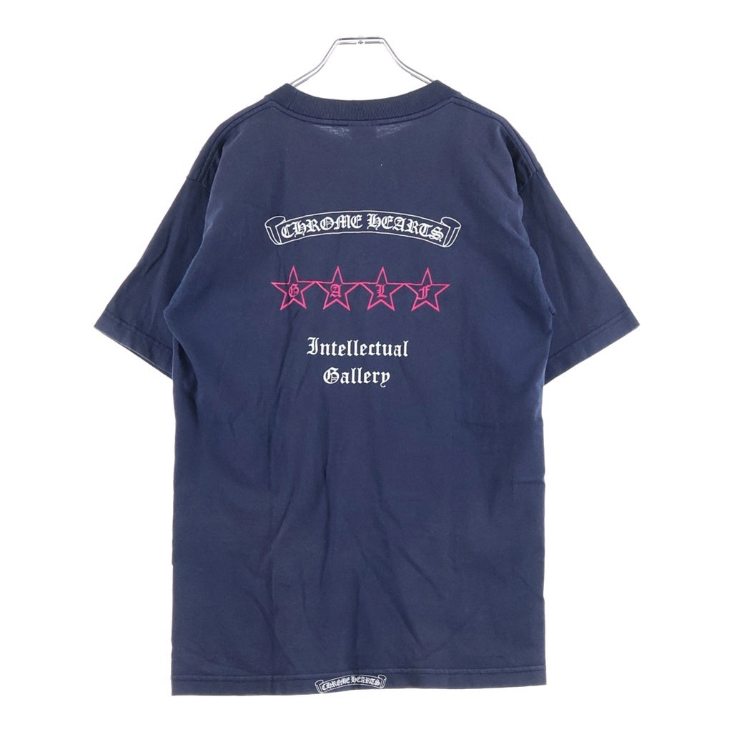 CHROME HEARTS(クロムハーツ) OLD GALF バックスクロールスタープリント Tシャツ カットソー ブラック/レッド