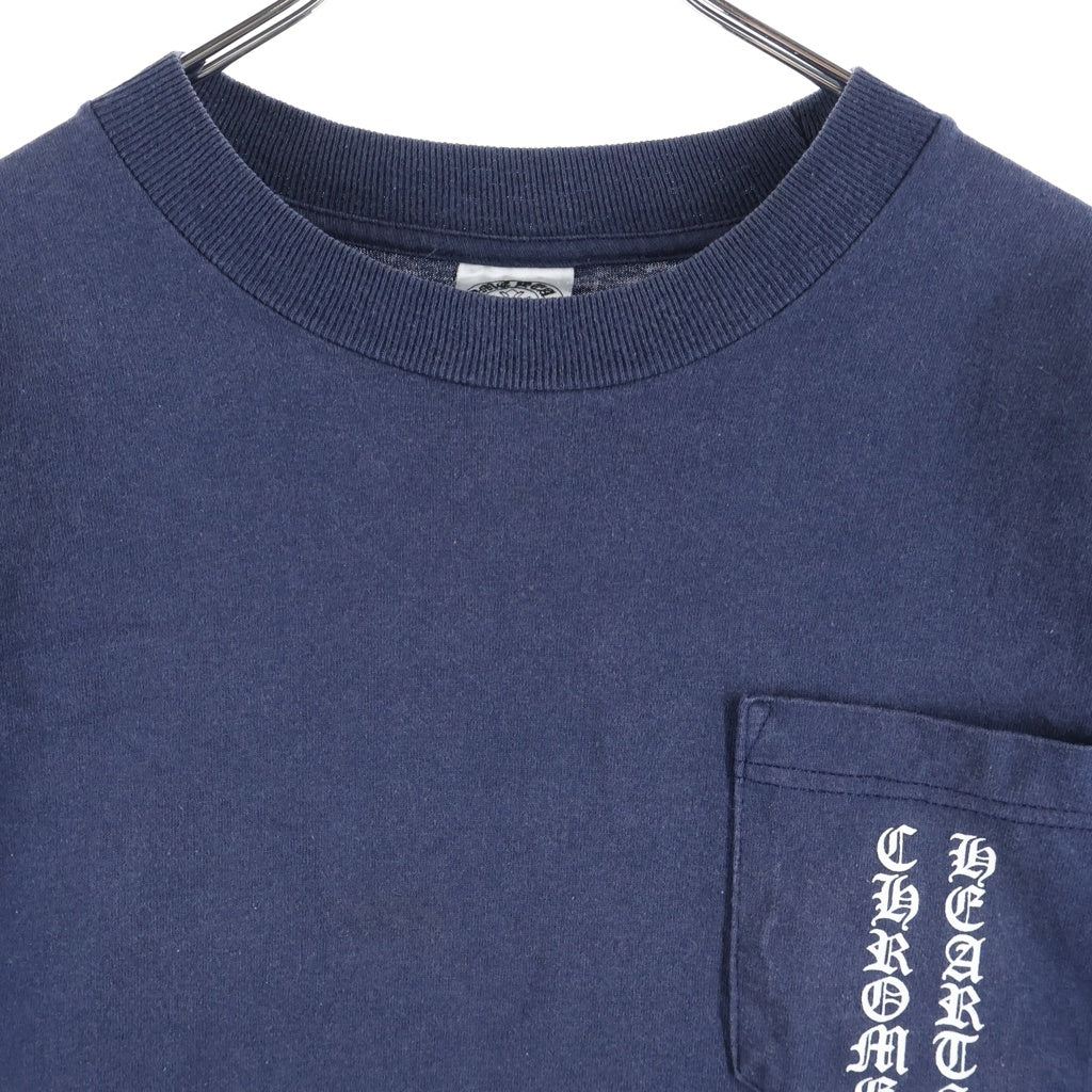 CHROME HEARTS(クロムハーツ) OLD GALF バックスクロールスタープリント Tシャツ カットソー ブラック/レッド