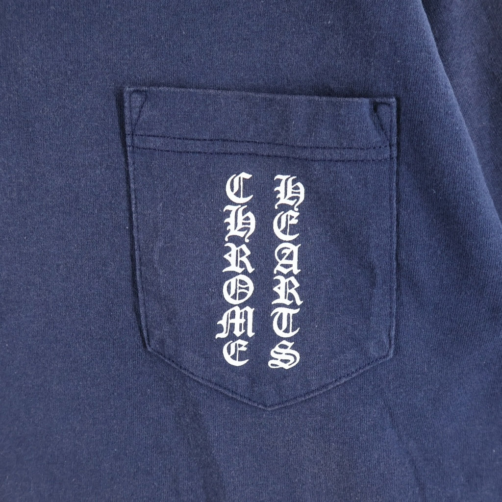 CHROME HEARTS(クロムハーツ) OLD GALF バックスクロールスタープリント Tシャツ カットソー ブラック/レッド