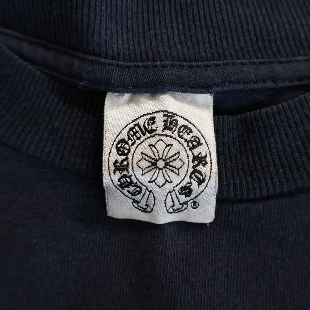 CHROME HEARTS(クロムハーツ) OLD GALF バックスクロールスタープリント Tシャツ カットソー ブラック/レッド