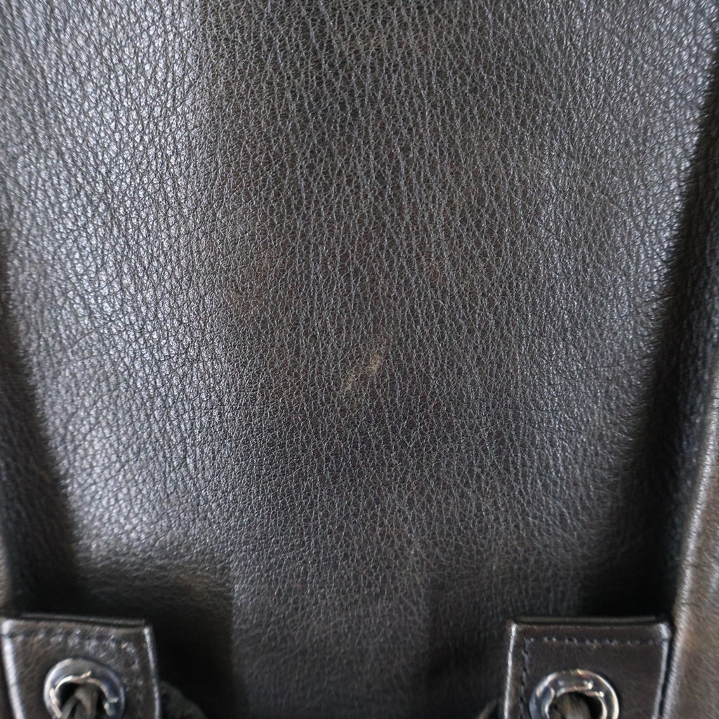 CHROME HEARTS(クロムハーツ) 4BTN VEST 4ボタンレザーベスト ブラック