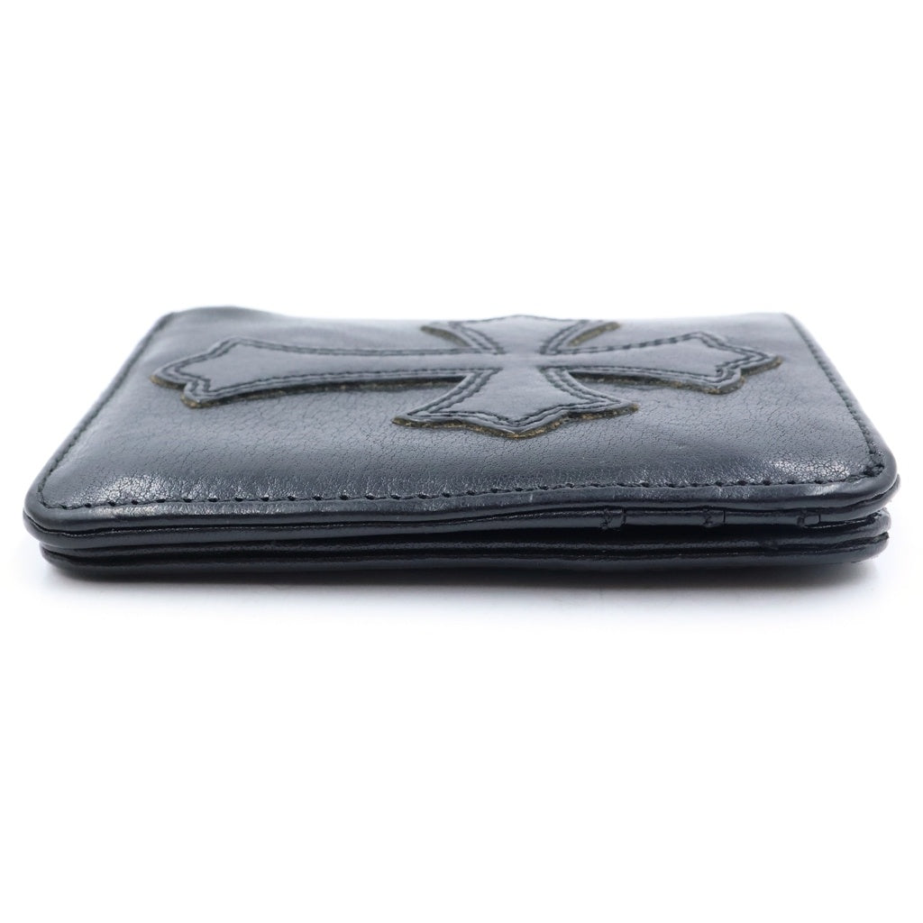CHROME HEARTS(クロムハーツ) DR DIGIACOMO ディジャコモ グロメット付きレザーウォレット財布 ブラック