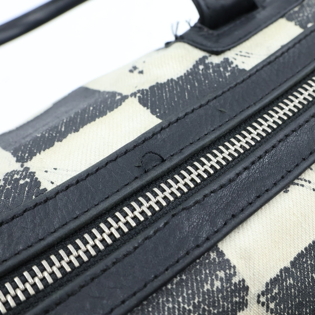 CHROME HEARTS(クロムハーツ) ×MATTY BOY Leather Canvas Bag マッティボーイ レザー&キャンバスバッグ レディース