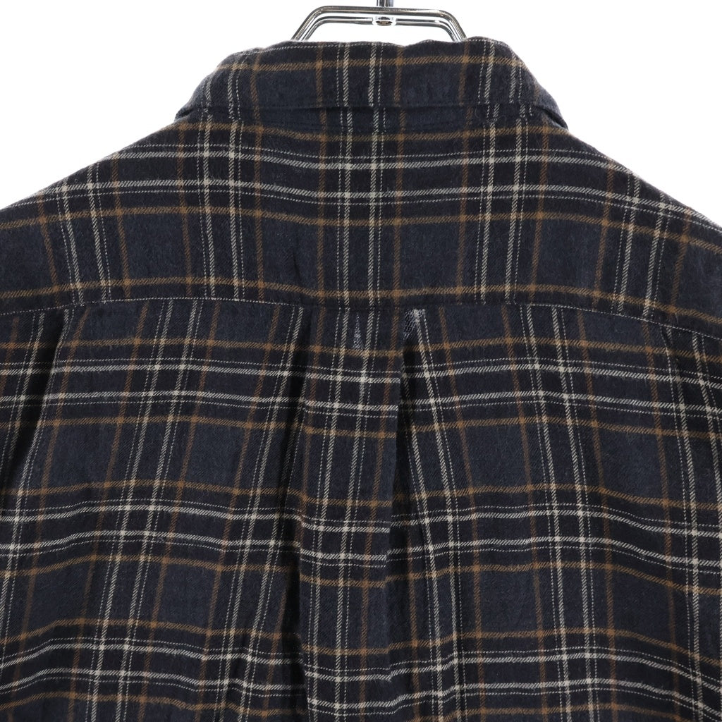 CHROME HEARTS(クロムハーツ) Y NOT ダガージップ 半袖 チェックシャツ