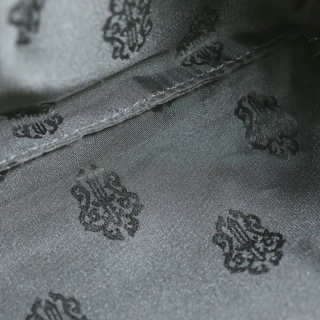 CHROME HEARTS(クロムハーツ) CH CRS LG ラージクロスキーリング付き ダガージップ ファーハンドバック ベージュ レディース