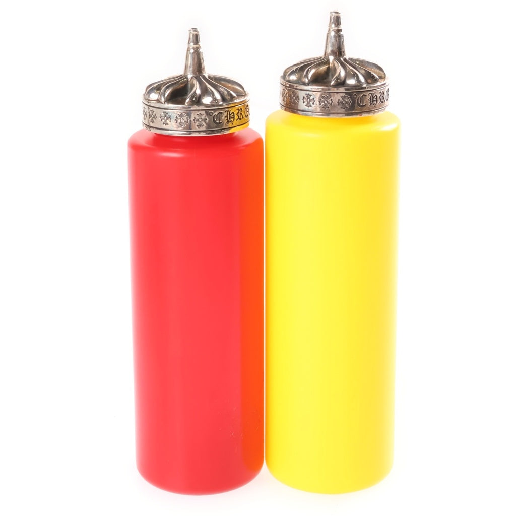 CHROME HEARTS(クロムハーツ) KETCHUP AND MUSTARD DISPENSER CAP SET ケチャップ&マスタード ディスペンサー キャップ セット シルバー