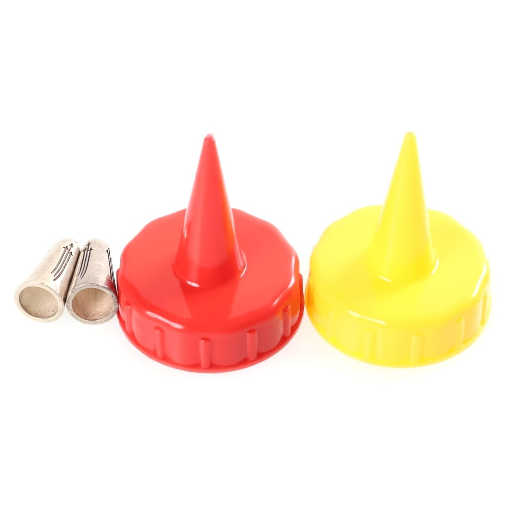 CHROME HEARTS(クロムハーツ) KETCHUP AND MUSTARD DISPENSER CAP SET ケチャップ&マスタード ディスペンサー キャップ セット シルバー