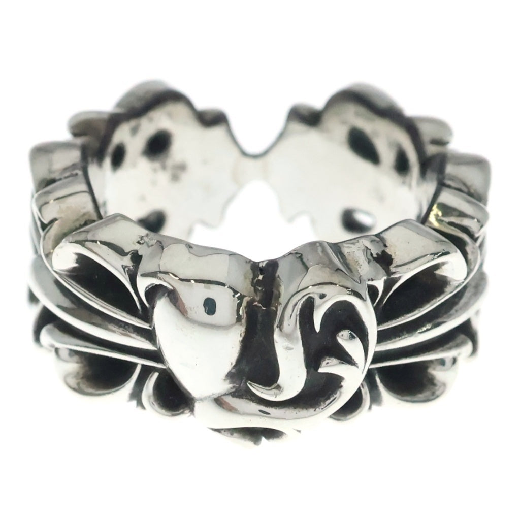 CHROME HEARTS(クロムハーツ) DBL FLORAL CRS HEART ダブルフローラルクロスハート シルバーリング