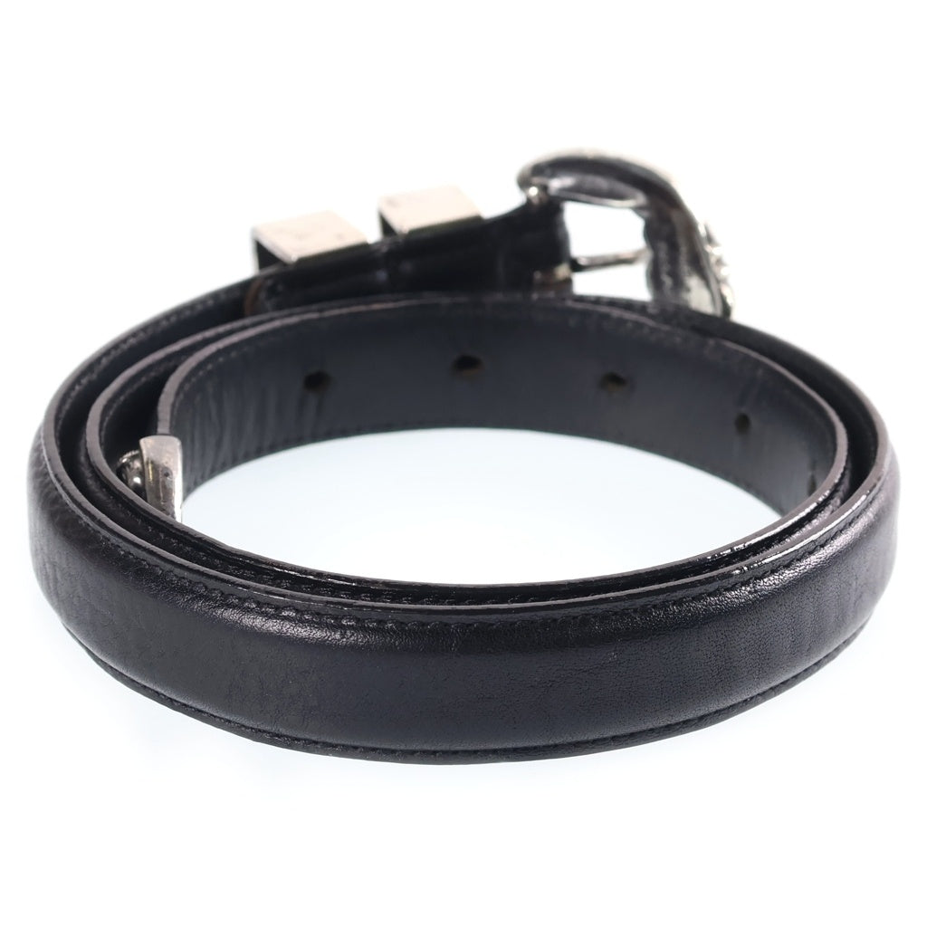 CHROME HEARTS(クロムハーツ) BLT CROW 4PC クロウ4PC レザーベルト ブラック/シルバー
