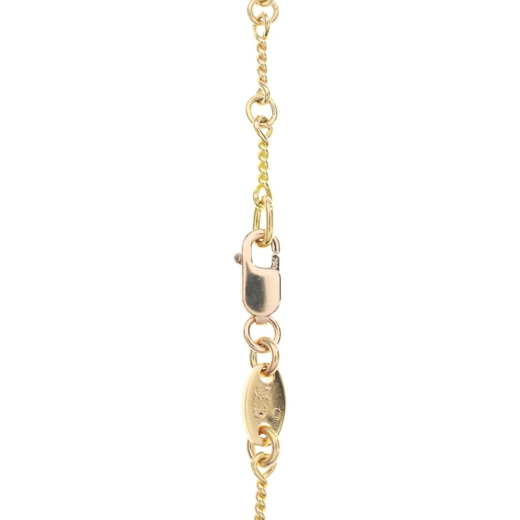 CHROME HEARTS(クロムハーツ) 22K NECKCHAIN T20 ツイストチェーン20inch ゴールドネックレス