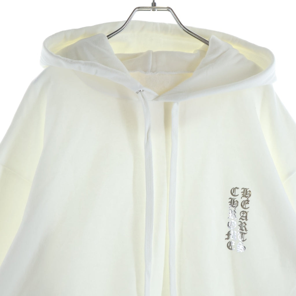 CHROME HEARTS(クロムハーツ) SWTSHRT PLVR オンライン限定パーカー シルバー/ホワイト