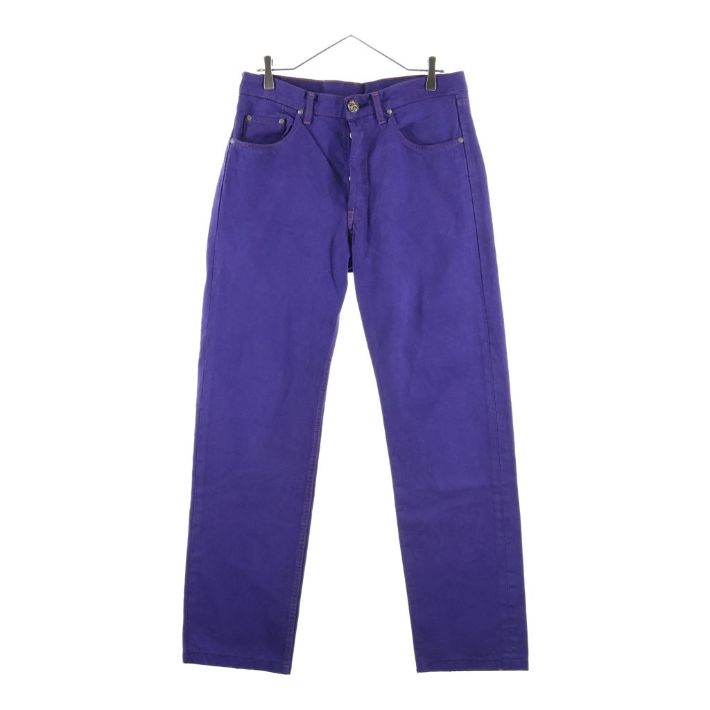 CHROME HEARTS(クロムハーツ) U VNTG JEAN PRPL RED TAB クロスボタン501デニムパンツ パープル