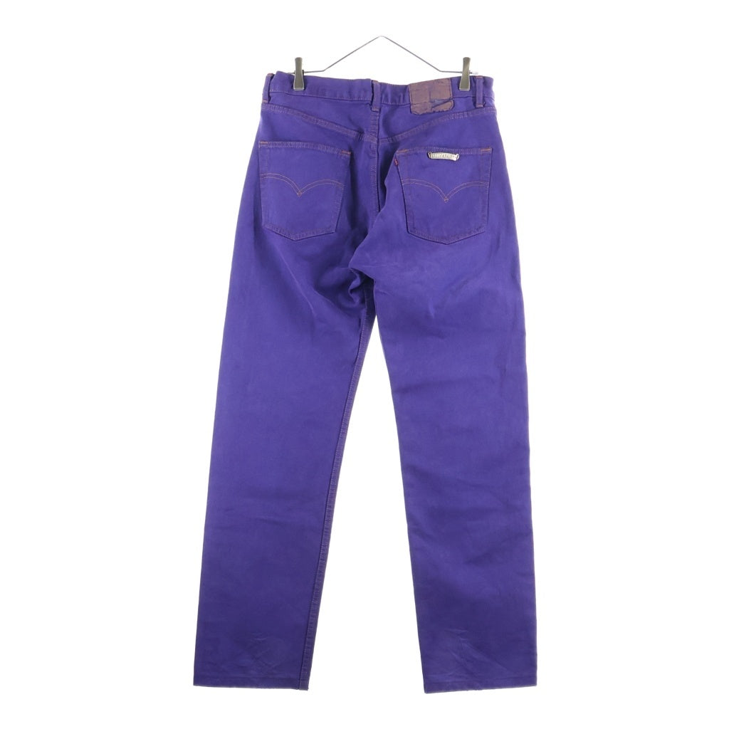 CHROME HEARTS(クロムハーツ) U VNTG JEAN PRPL RED TAB クロスボタン501デニムパンツ パープル