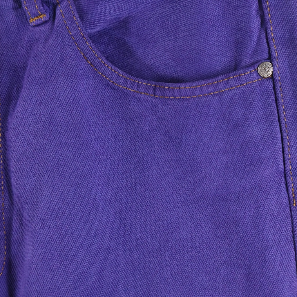 CHROME HEARTS(クロムハーツ) U VNTG JEAN PRPL RED TAB クロスボタン501デニムパンツ パープル