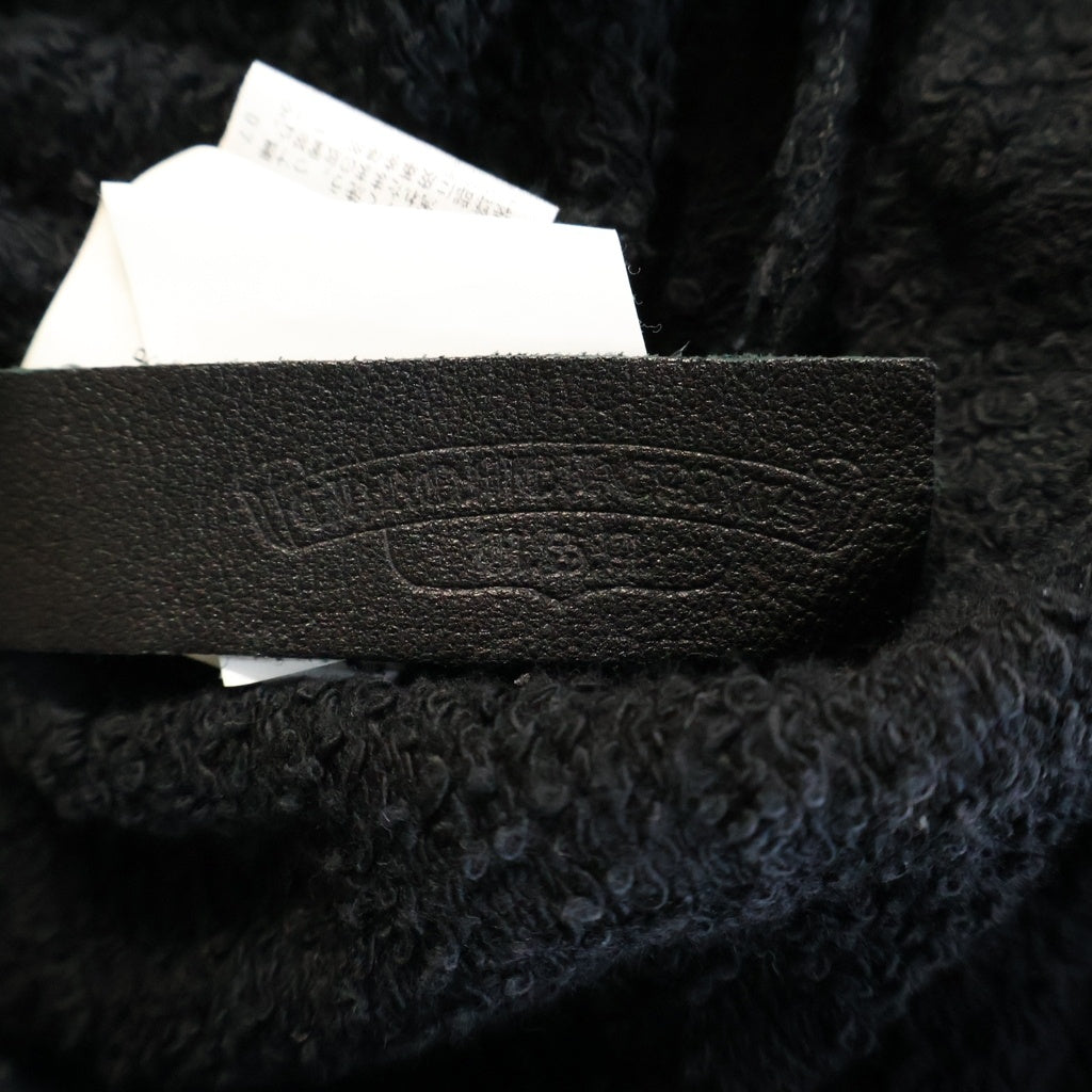 CHROME HEARTS(クロムハーツ) CHプラス総柄 英字刺繍コットンハーフパンツ ブラック