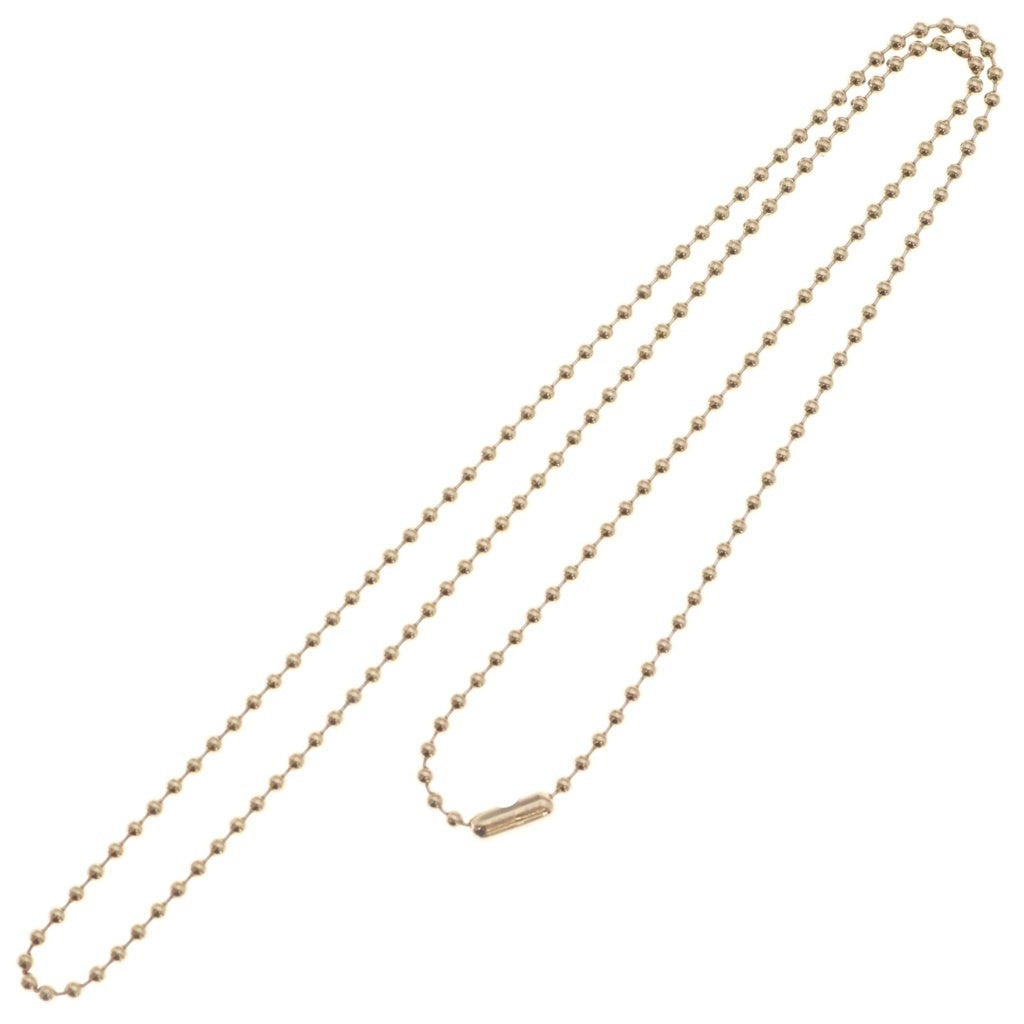 CHROME HEARTS(クロムハーツ) 22K NECKCHAIN BALL CHAIN ボールチェーン20inch ゴールドネックレス