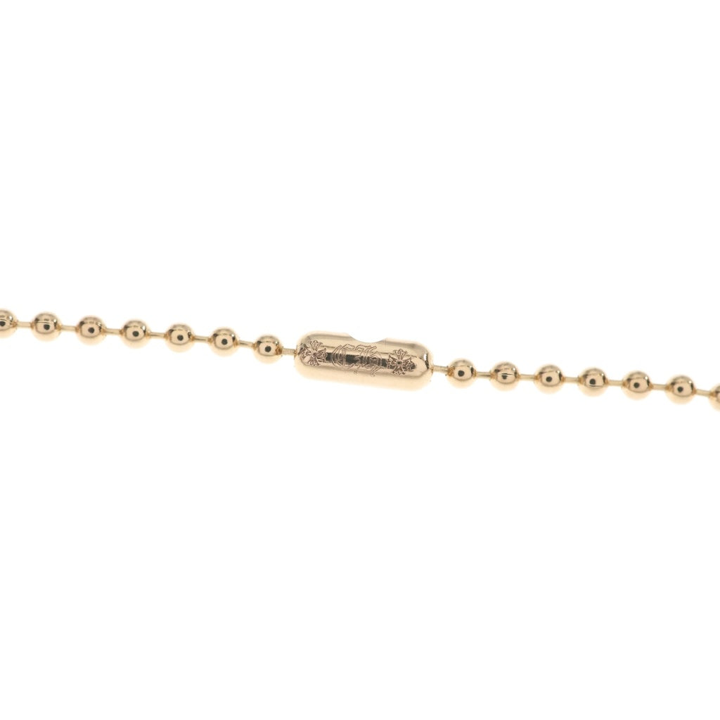 CHROME HEARTS(クロムハーツ) 22K NECKCHAIN BALL CHAIN ボールチェーン20inch ゴールドネックレス
