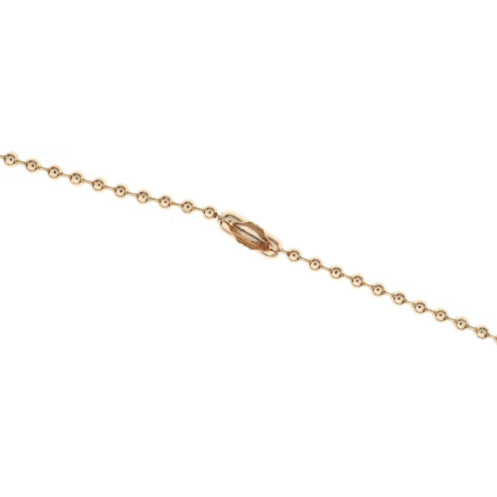 CHROME HEARTS(クロムハーツ) 22K NECKCHAIN BALL CHAIN ボールチェーン20inch ゴールドネックレス