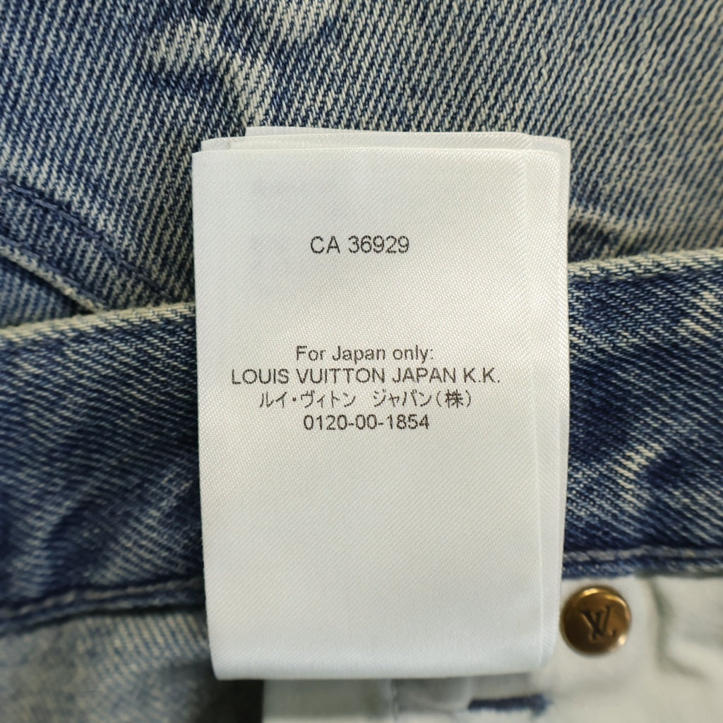 LOUIS VUITTON(ルイヴィトン) 23AW Denim Carpenter Shorts Embossed モノグラムカーペンターデニムショートパンツ ブルー RM232Q Y38 HPD47W