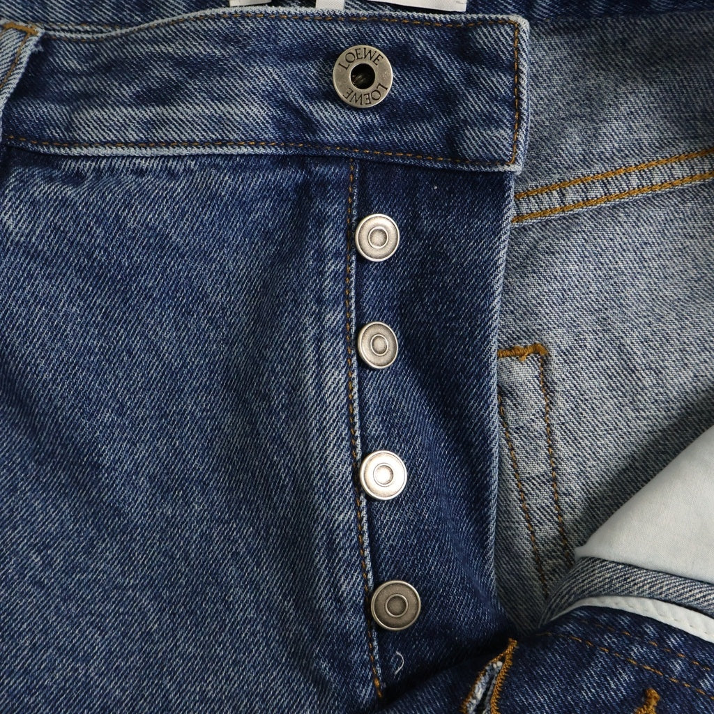 LOEWE(ロエベ) ANAGRAM BAGGY JEANS AF アナグラムバギージーンズ インディゴ H526Y11WA6