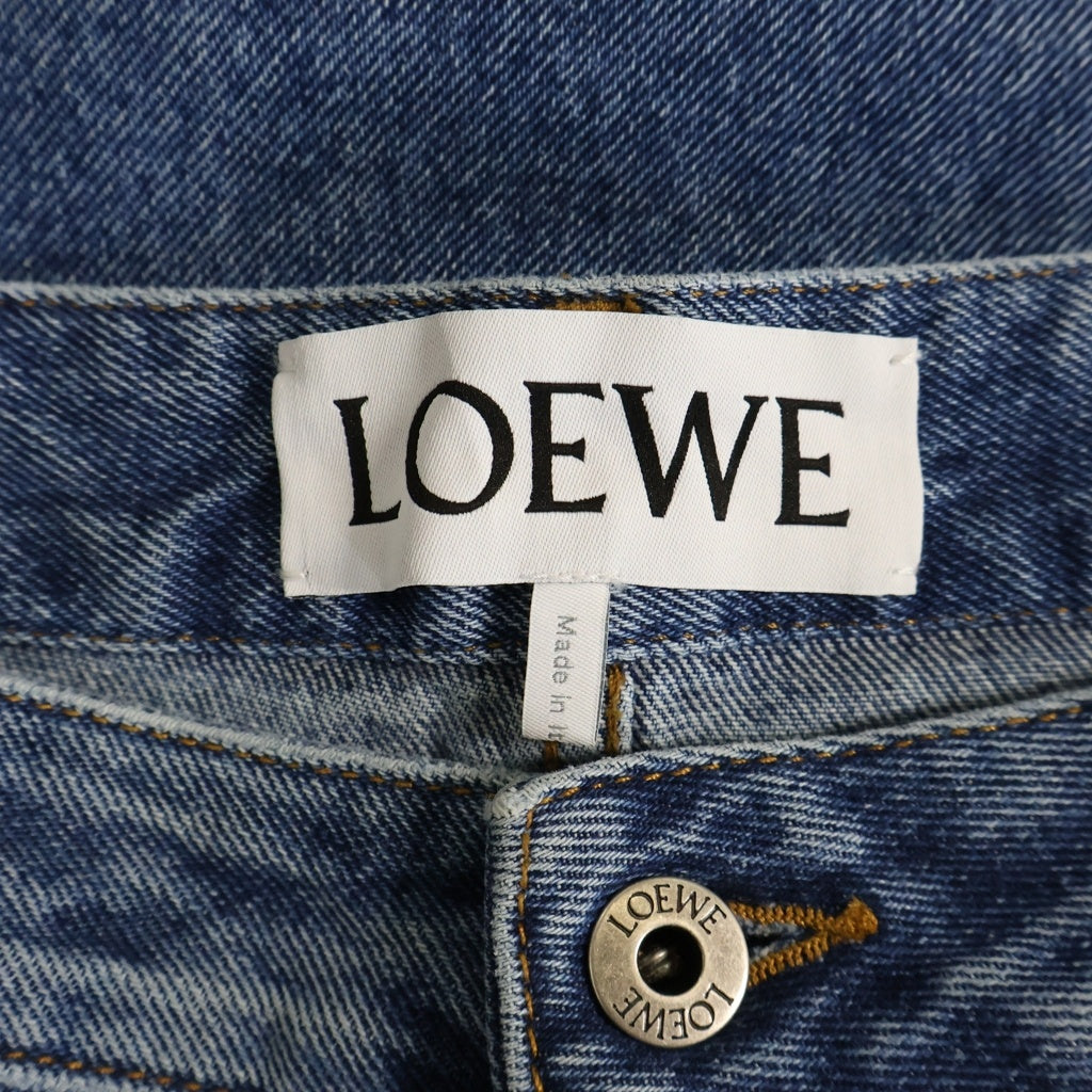 LOEWE(ロエベ) ANAGRAM BAGGY JEANS AF アナグラムバギージーンズ インディゴ H526Y11WA6