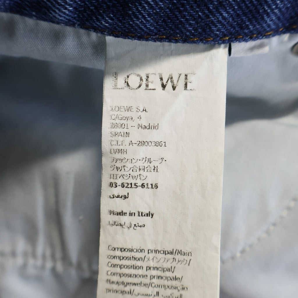 LOEWE(ロエベ) ANAGRAM BAGGY JEANS AF アナグラムバギージーンズ インディゴ H526Y11WA6